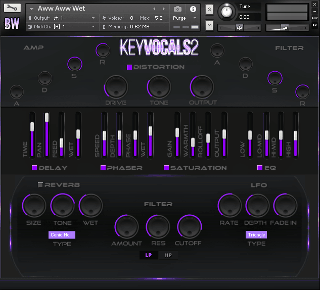 Key Vocals 2 Kontakt Library - BigWerks